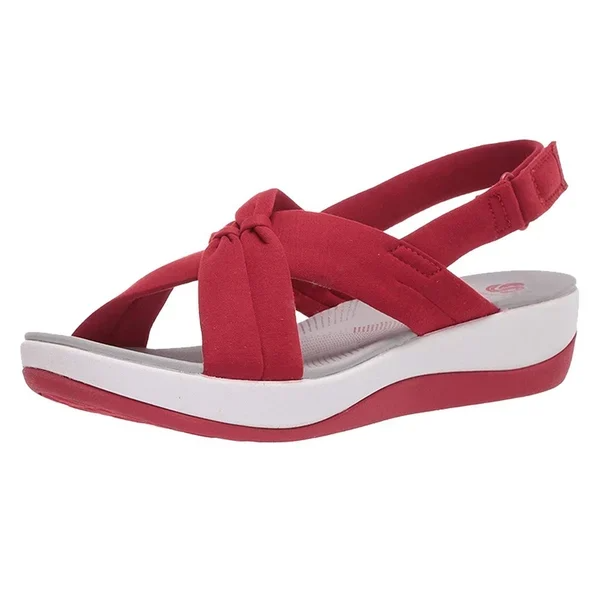 Kara - Sporty Chic, Feminin sandaler med to rem