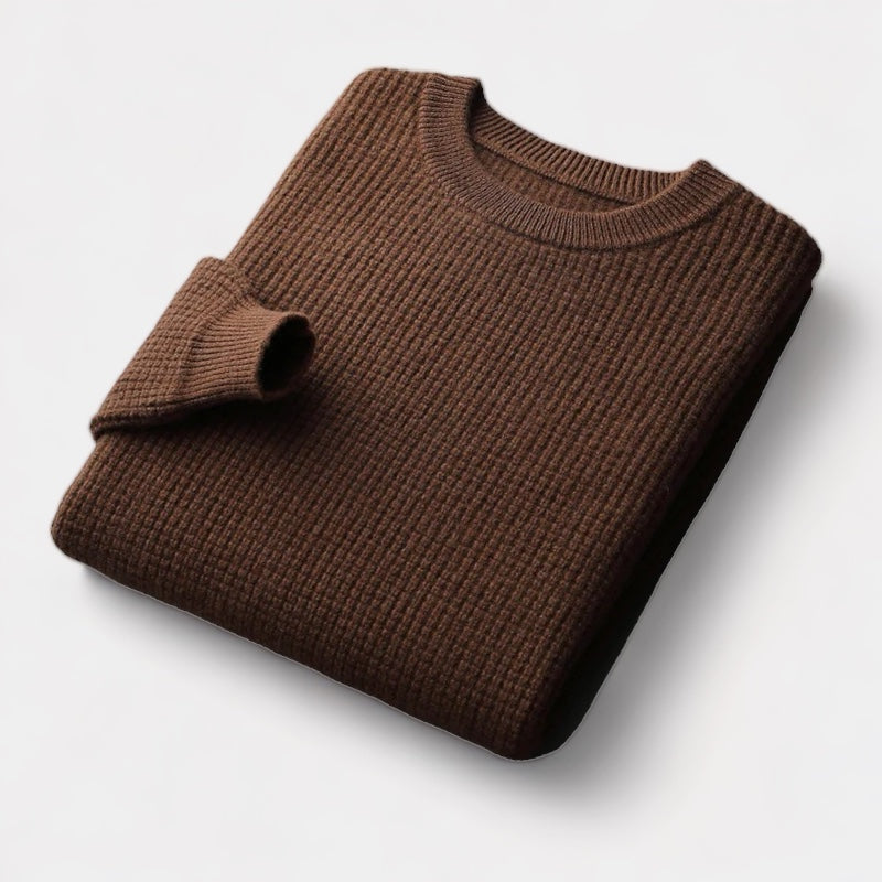 Uld quiltet sweater - Bertram