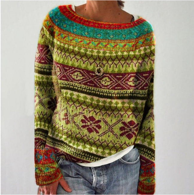 Retro sweater til kvinder - Asha