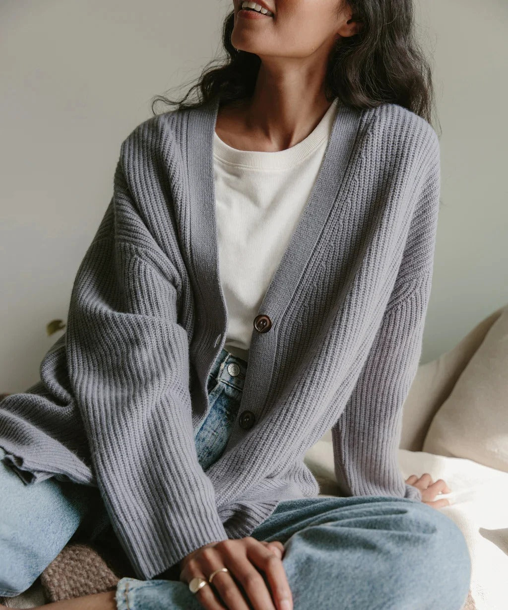 Cashmere Cocoon Cardigan - Cheryl