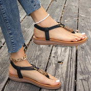 Stijlvolle Platte Sandalen Vrouwen | Zomerschoenen | Slippers Dames - Adien