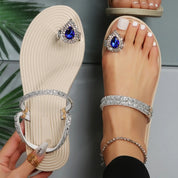 Sloane - Dame Rhinestone Crystal Sandaler