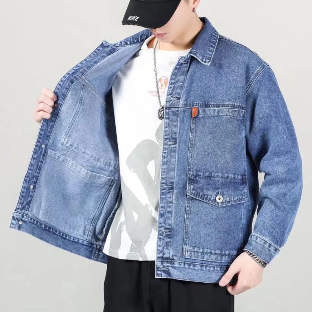 Luksus Plus Size Denimjakke - Drake