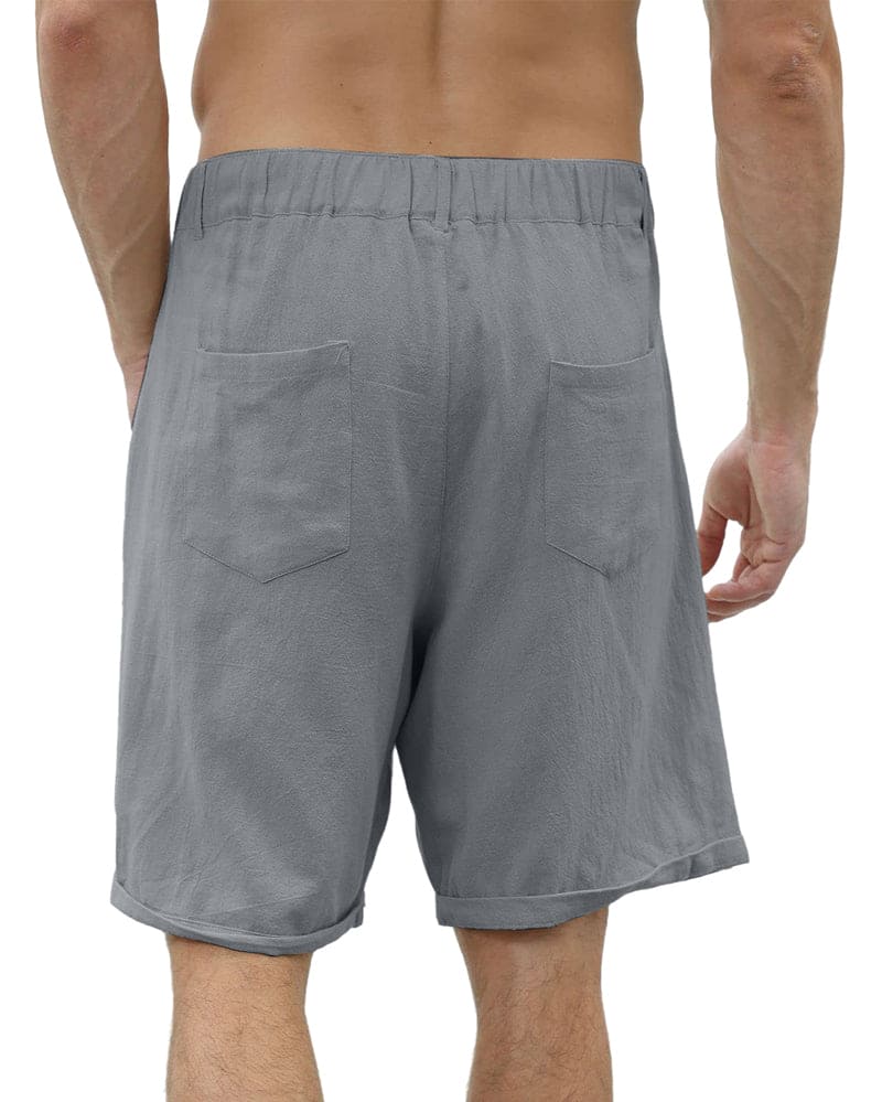 Strandshorts med knaplukning til mænd - Siemes