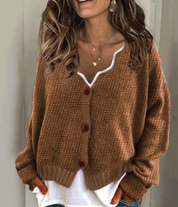 Afslappet og moderne strik cardigan - Alejandra