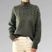 Susan - Elegant sweater med rullekrave