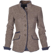 Elegant struktureret blazer med et markant foder - Jubia