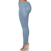 Overdimensionerede skinny jeans med stretch - Merra