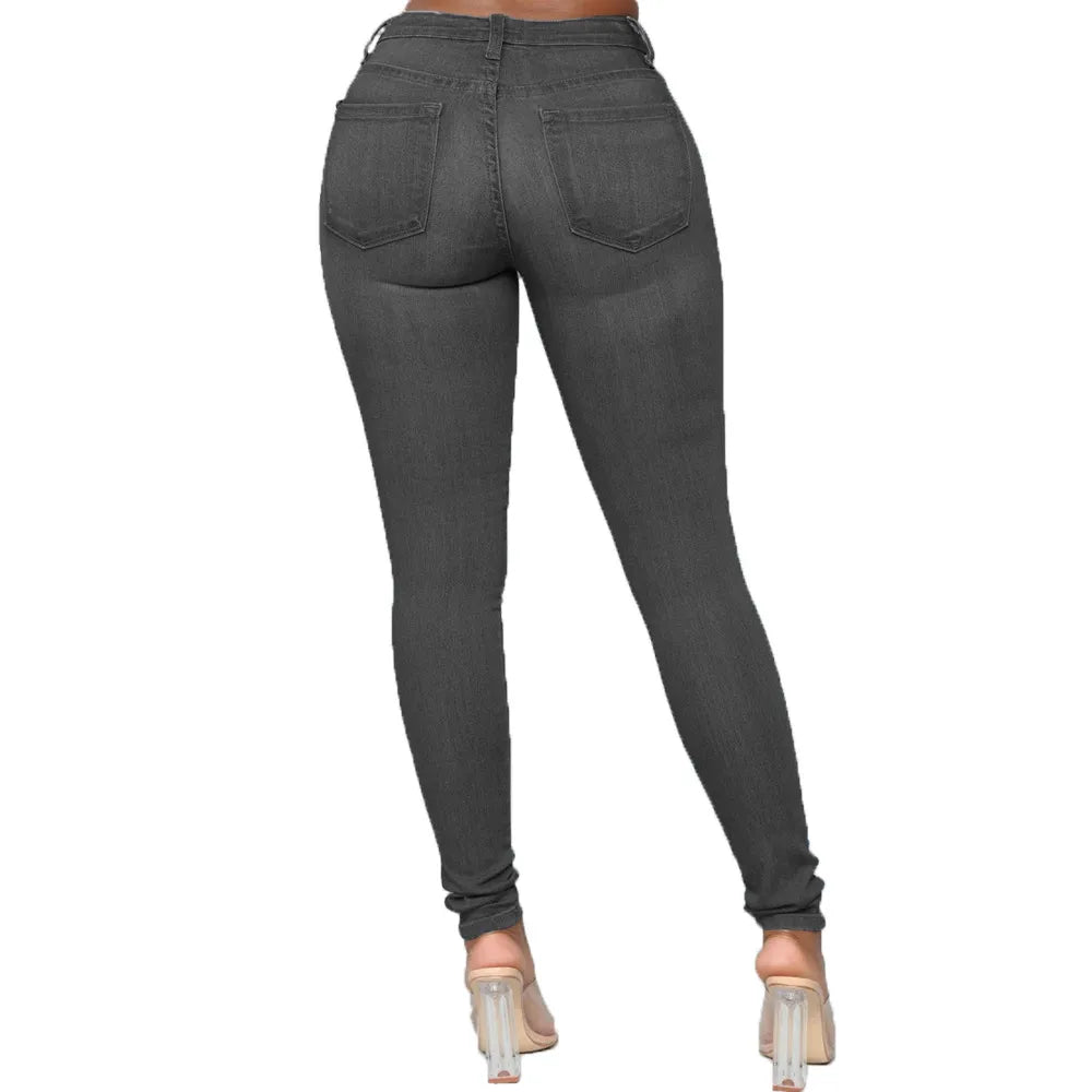 Overdimensionerede skinny jeans med stretch - Merra