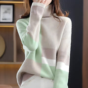 Elegant rullekrave sweater - Navimo