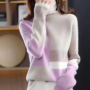 Elegant rullekrave sweater - Navimo