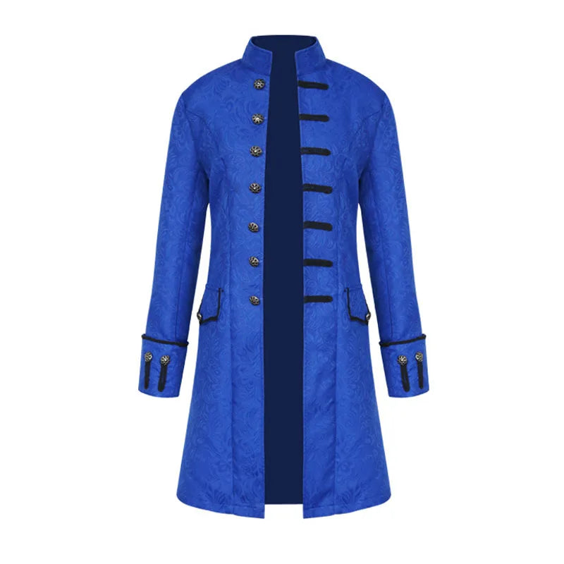 Steampunk trenchcoat/skjorte vintage til mænd - Valdemar