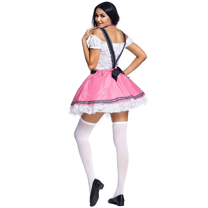 Oktoberfest dirndl kjole | Traditionelt dirndl kostume til kvinder | Traditionel bayersk | Werd