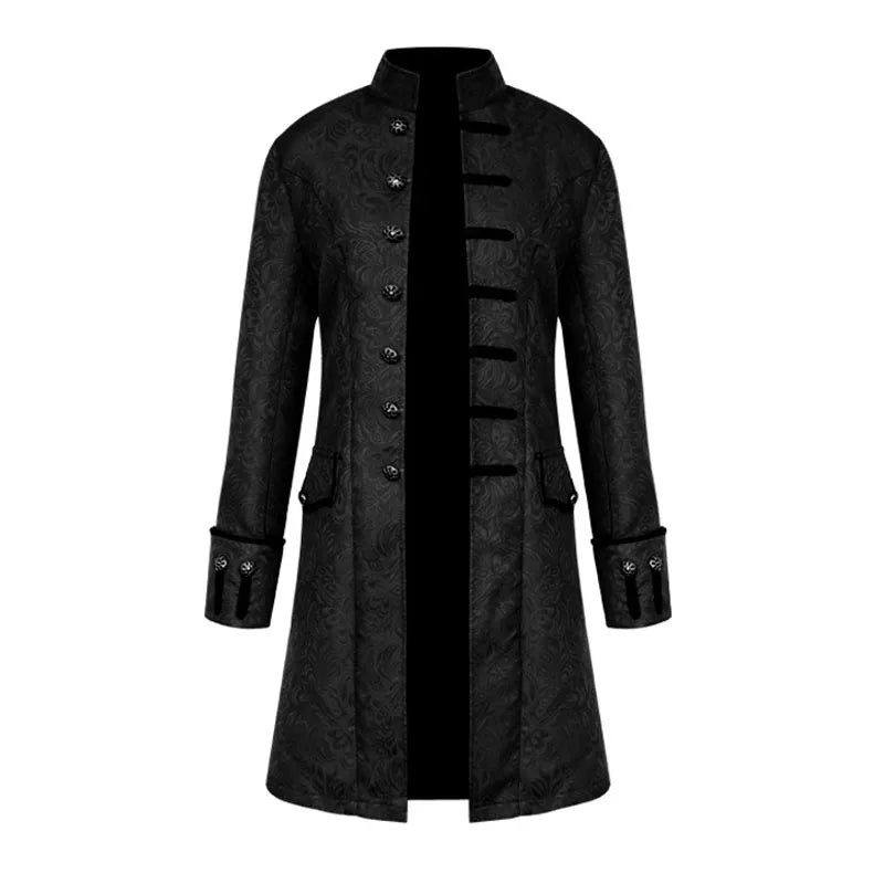 Steampunk trenchcoat/skjorte vintage til mænd - Valdemar