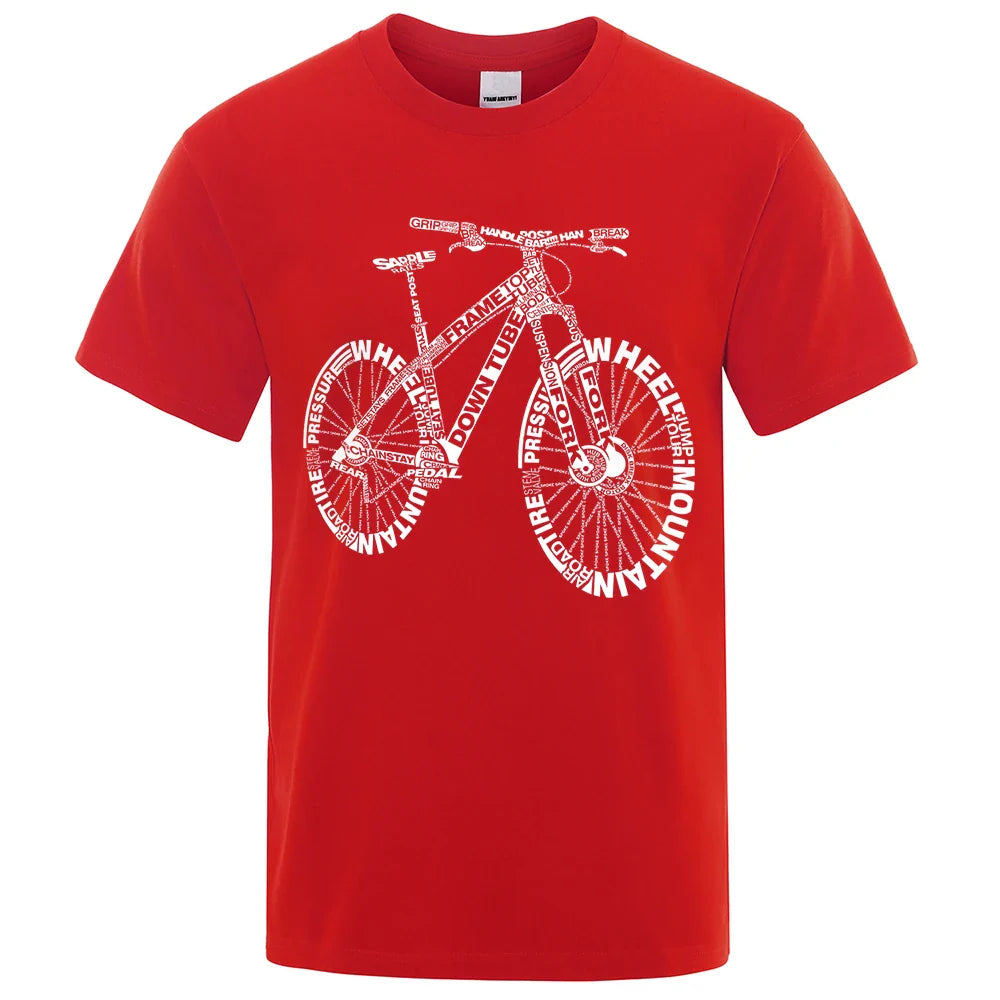 Theon - T-shirt til mænd med cykel