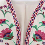 Sohana | Vintage blomsterbroderet vest til kvinder