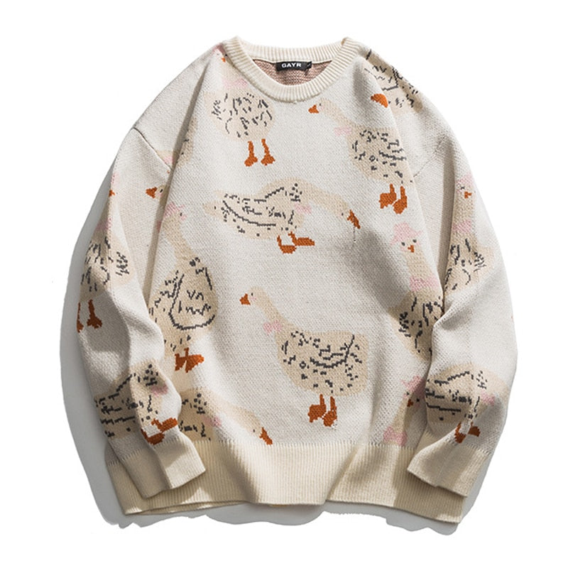 Moose | Sweatshirt til mænd med gåse- og andeprint