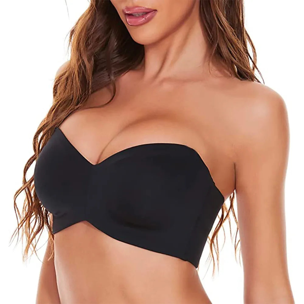 Skridsikker, konvertibel bandeau-bh i plus size - Bella