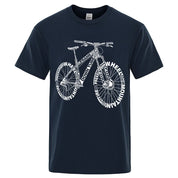 Theon - T-shirt til mænd med cykel