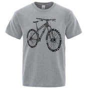 Theon - T-shirt til mænd med cykel