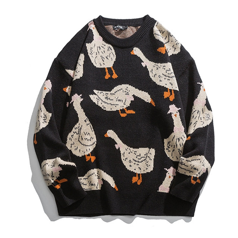 Moose | Sweatshirt til mænd med gåse- og andeprint