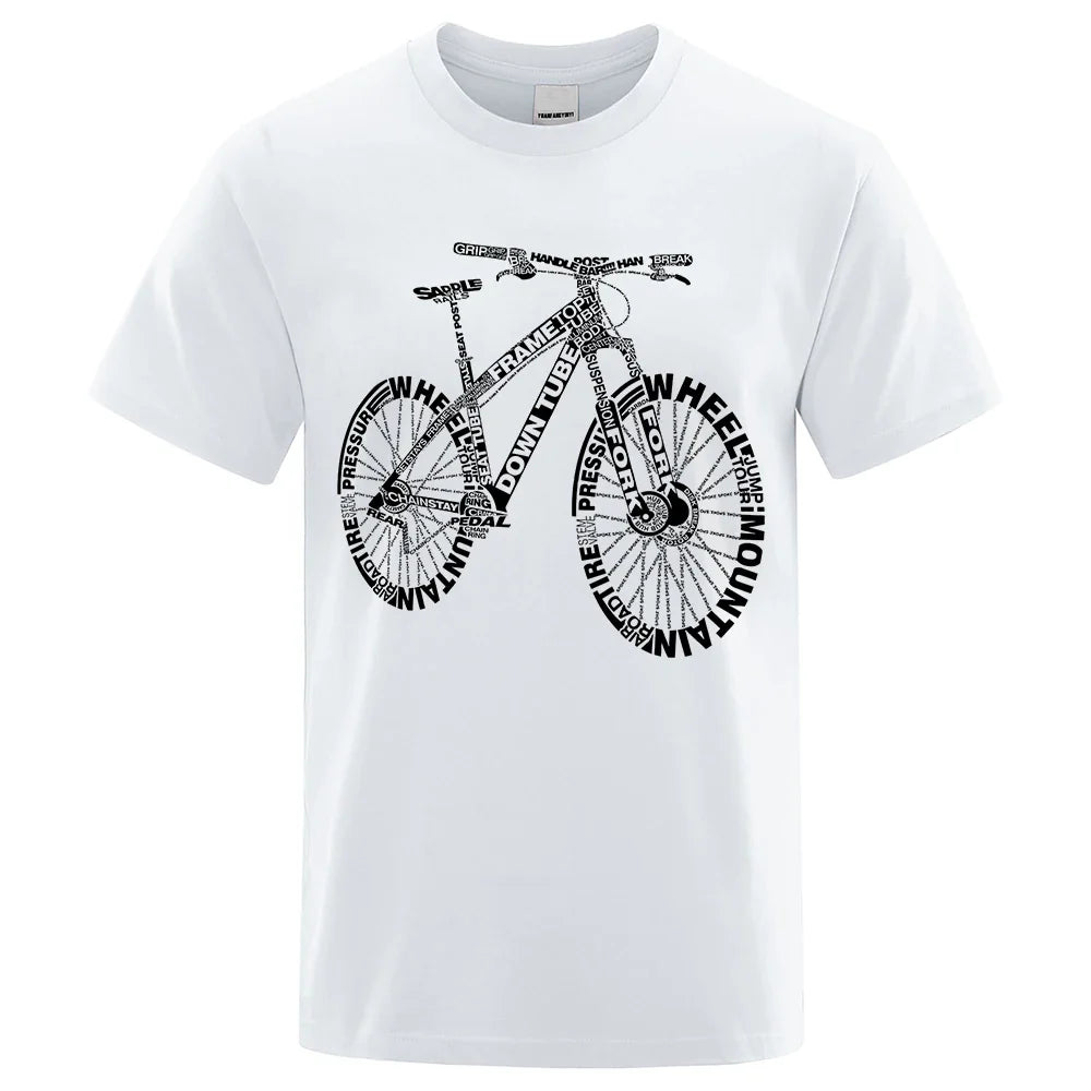 Theon - T-shirt til mænd med cykel