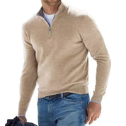 Stylish zipper sweater for men - Jacobo