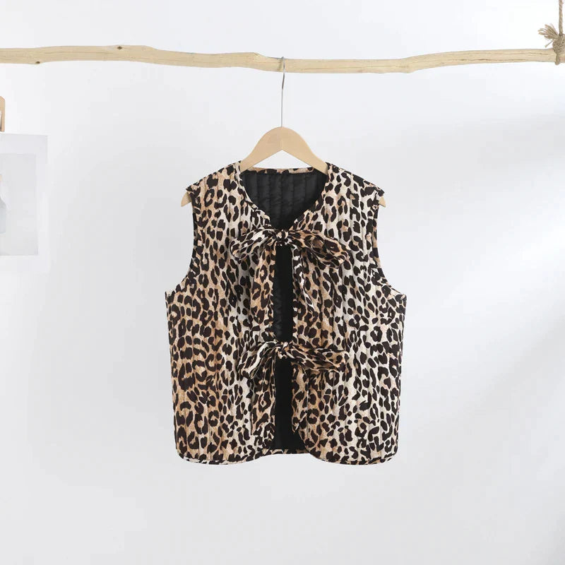 Liannie - Leopard-vest til foråret