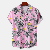 Hawaii Surf Floral Blouse til mænd