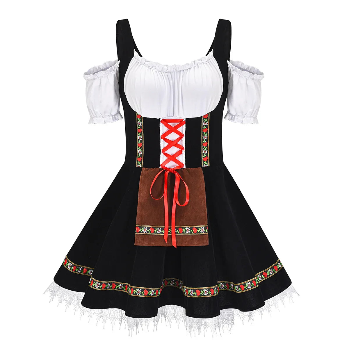 Oktoberfest kostume til kvinder | Traditionelt bayersk kostume outfit til Oktoberfest | Ceored