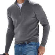 Stylish zipper sweater for men - Jacobo