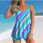 Sabina - Heat Wave Sexet tankini med stribet print