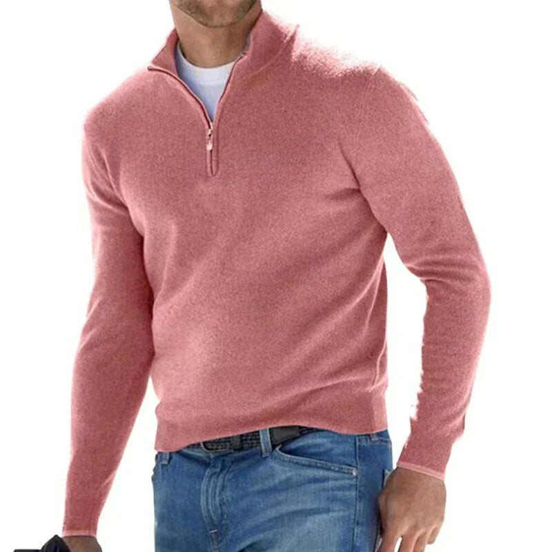 Stylish zipper sweater for men - Jacobo