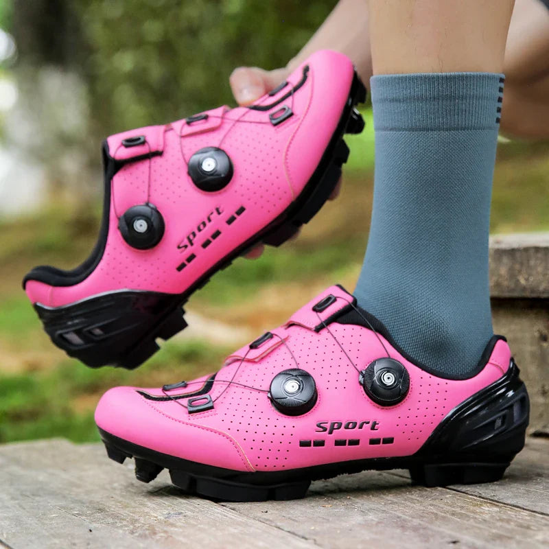 Cykelsko | Skridsikre unisex MTB og landevejscykel sneakers | SPD-kompatibel | Rina