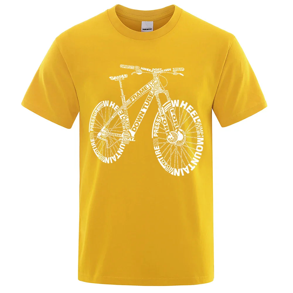 Theon - T-shirt til mænd med cykel