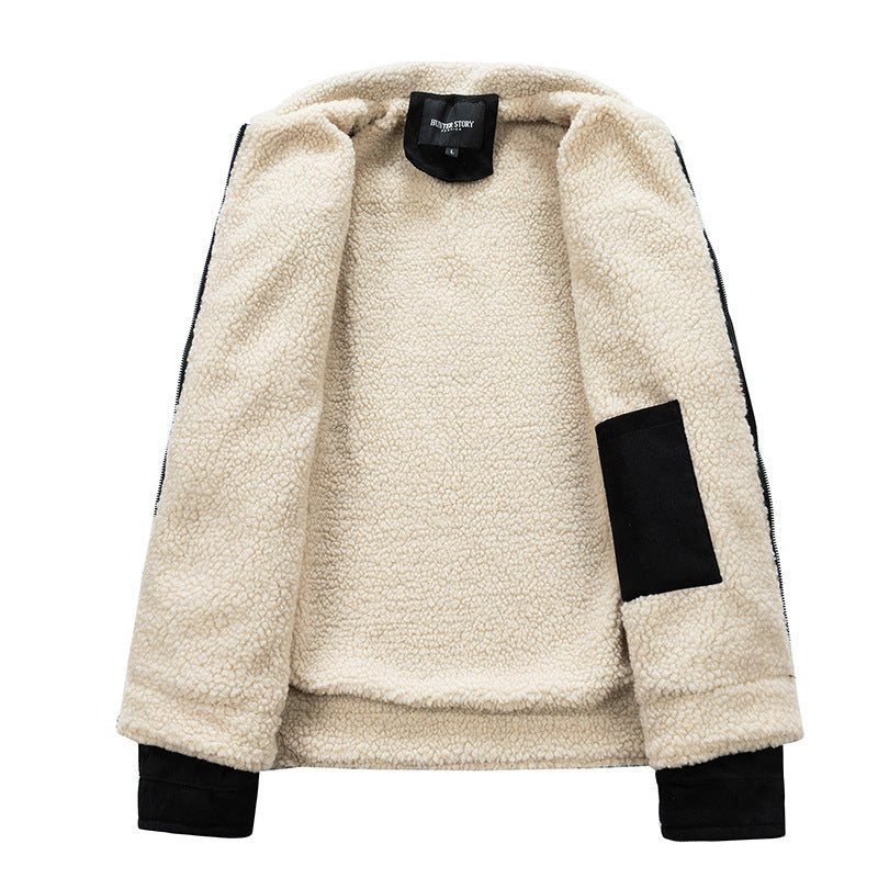 Suede Sherpa Jakke - Post