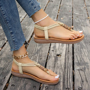 Stijlvolle Platte Sandalen Vrouwen | Zomerschoenen | Slippers Dames - Adien