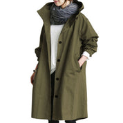 Moderigtig lang trenchcoat kvinders - Carolina