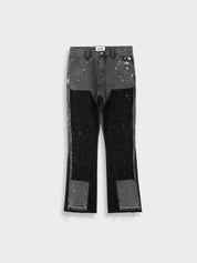 Vintage bukser herre denim jeans patched - Karl