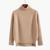 Strikket sweater med rund hals - Arlinee