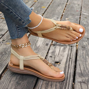 Stijlvolle Platte Sandalen Vrouwen | Zomerschoenen | Slippers Dames - Adien