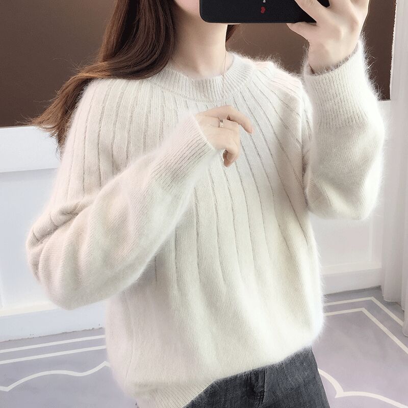 Fluffy blød sweater - Paulaa