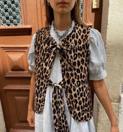 Liannie - Leopard-vest til foråret