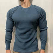 Herre efterårsstrikket sweater - Mikkel