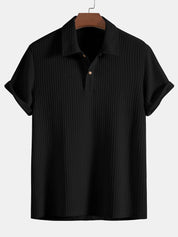 Elio - Vaffelstrikket poloshirt