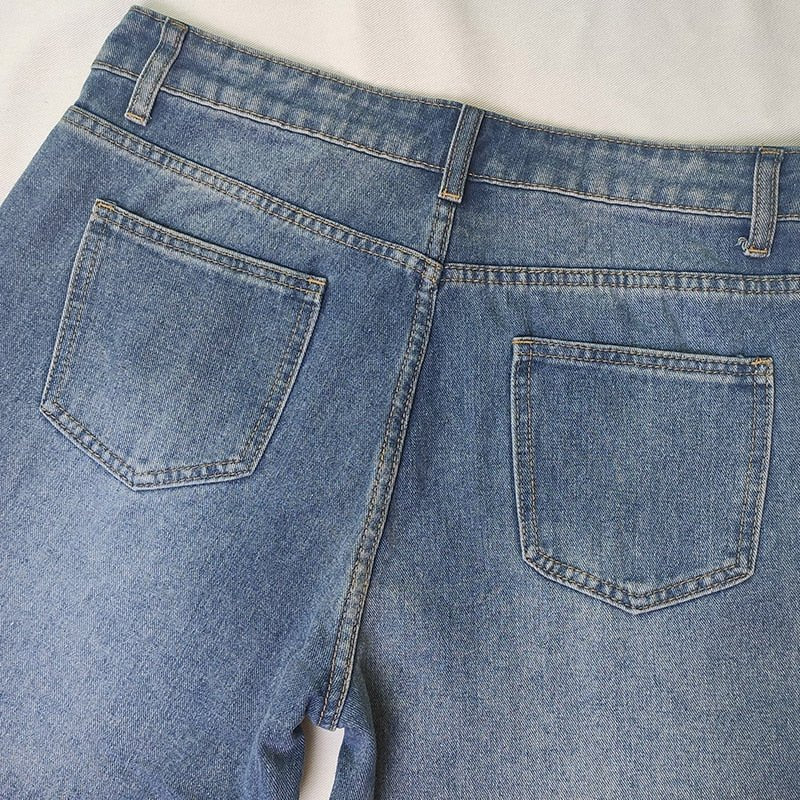 Behagelige dame jeans med bred pasform - Gracee