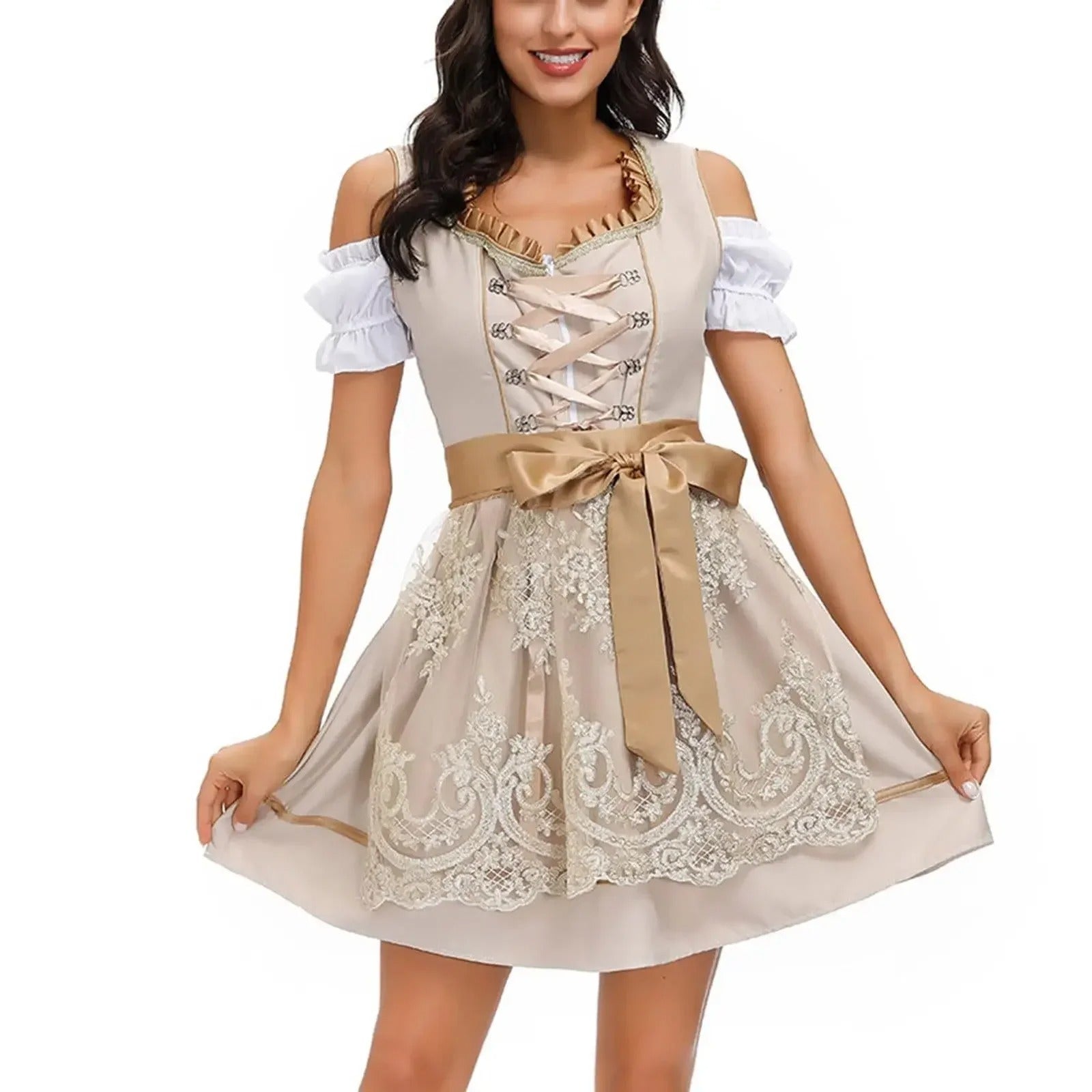 Karie - Oktoberfest-kostume til damer med broderi